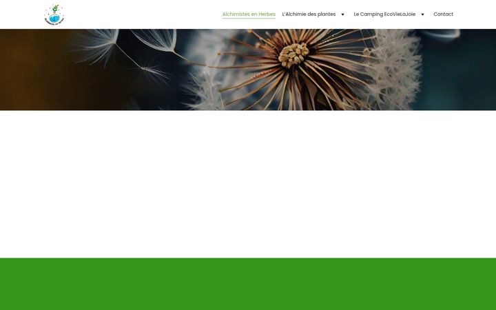 Screenshot of alchimistes-en-herbes.fr