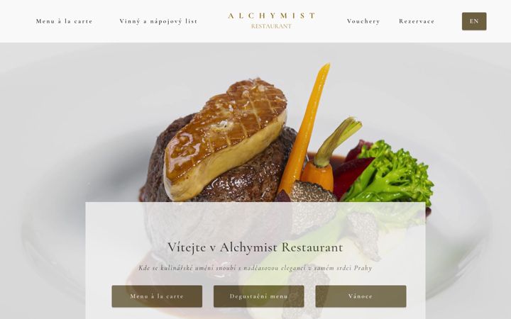Screenshot of alchymist.cz