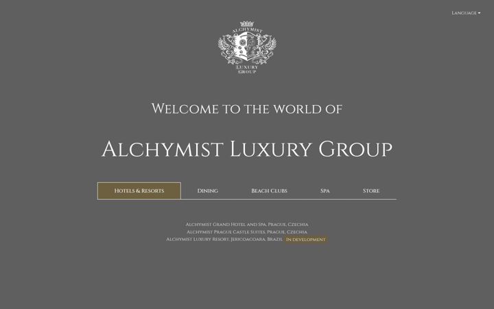 Screenshot of alchymistgroup.cz