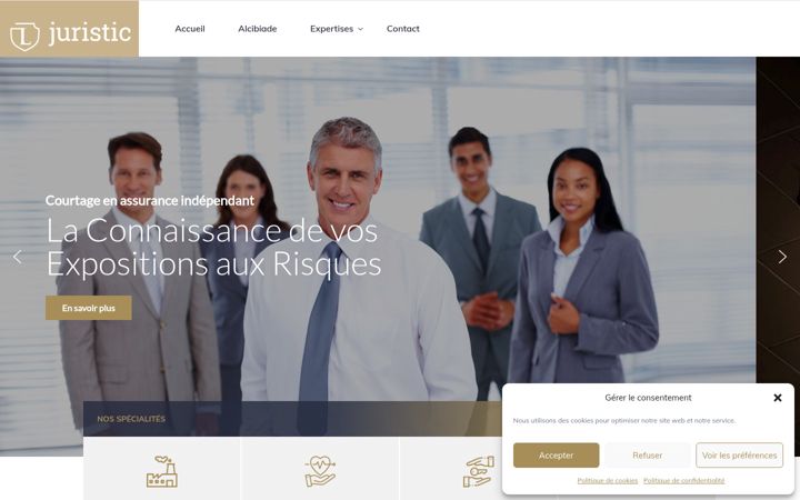 Screenshot of alcibiade-assurance.com