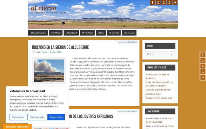 Screenshot of alcierzo.com