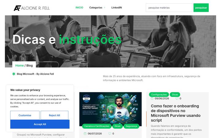 Screenshot of alcifell.com