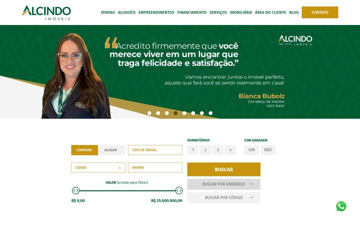Screenshot von alcindoimoveis.com.br
