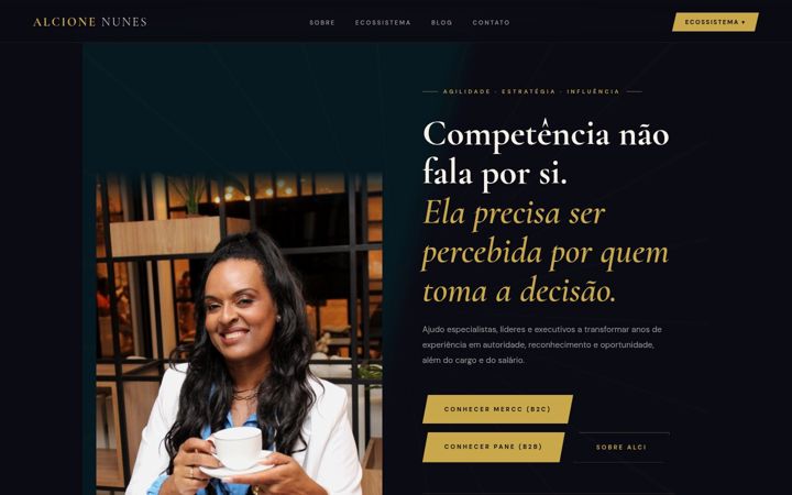 Screenshot of alcionenunes.com.br