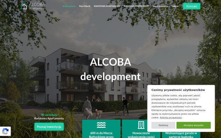 Screenshot of alcoba.pl