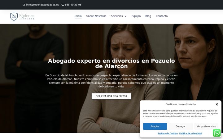 Screenshot of alcobendasdivorcio.es