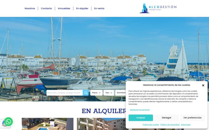 Screenshot of alcogestion.com