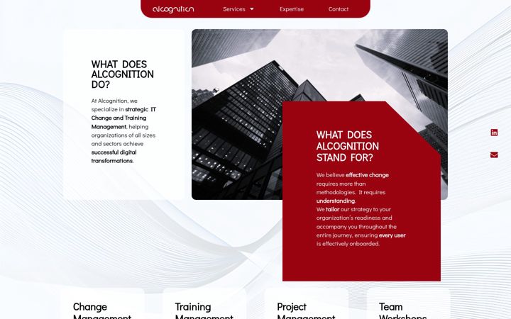Screenshot of alcognition.com