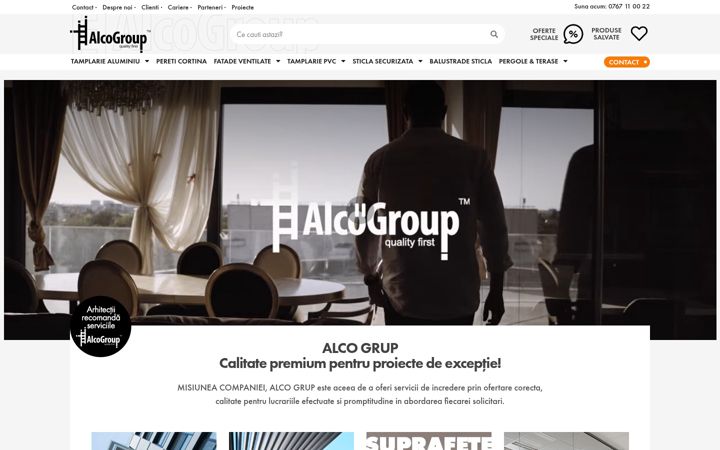 Screenshot of alcogroup.ro