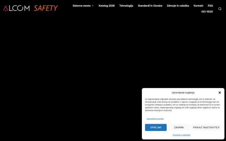 Screenshot of alcom-safety.com