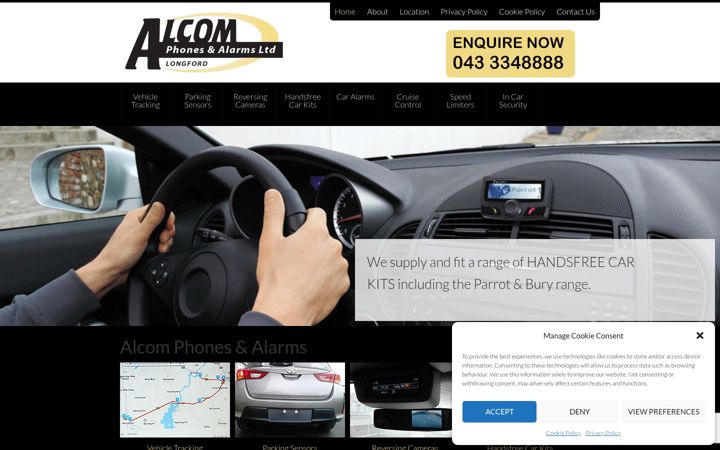 Capture d'écran de alcomltd.ie