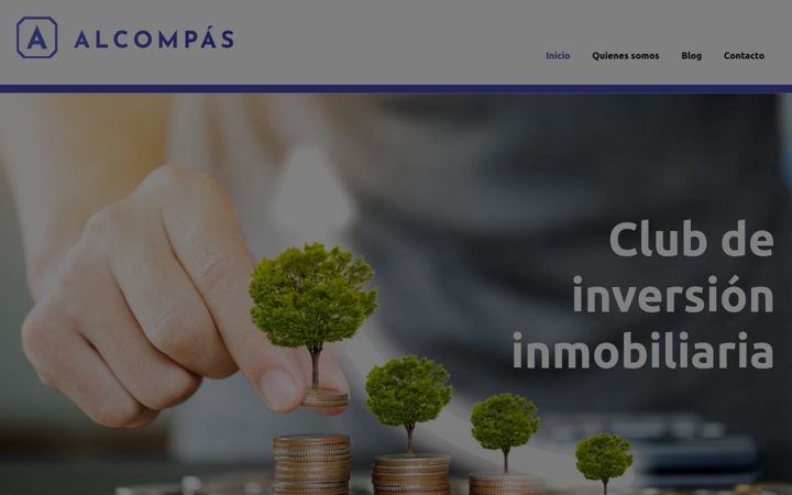 Screenshot of alcompas.info