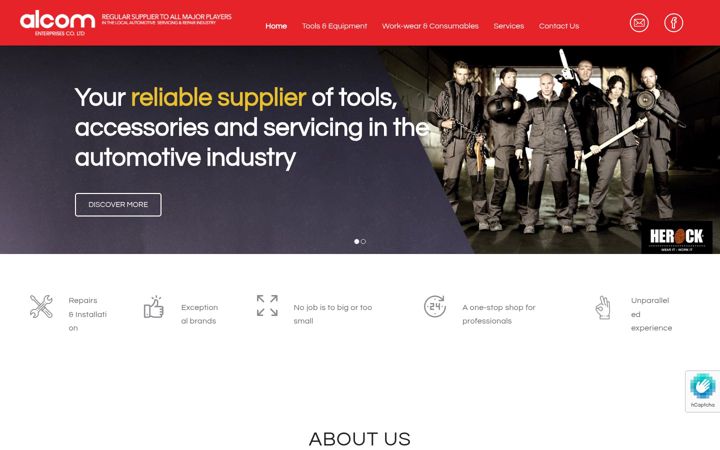 Screenshot of alcomtools.com