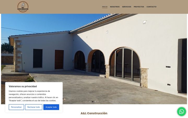 Screenshot of alconstruccion.com