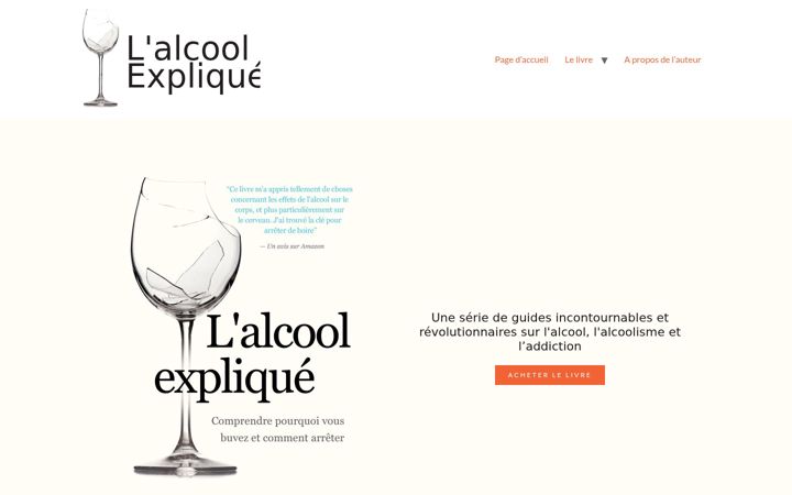 Screenshot of alcoolexplique.fr