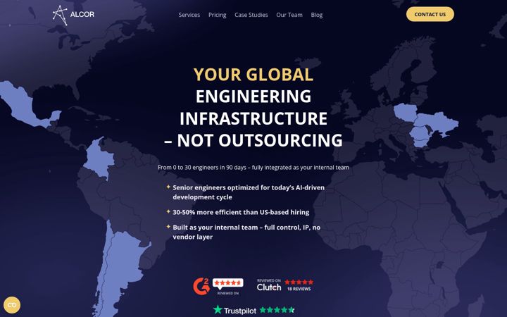 Screenshot of alcor-bpo.com