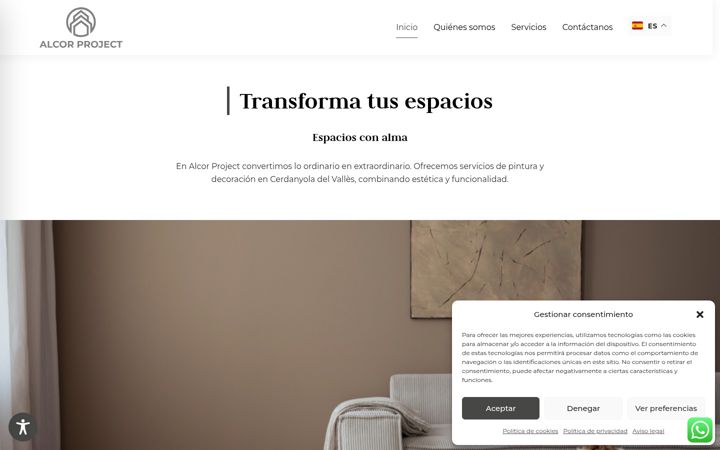 Screenshot of alcorproyect.com