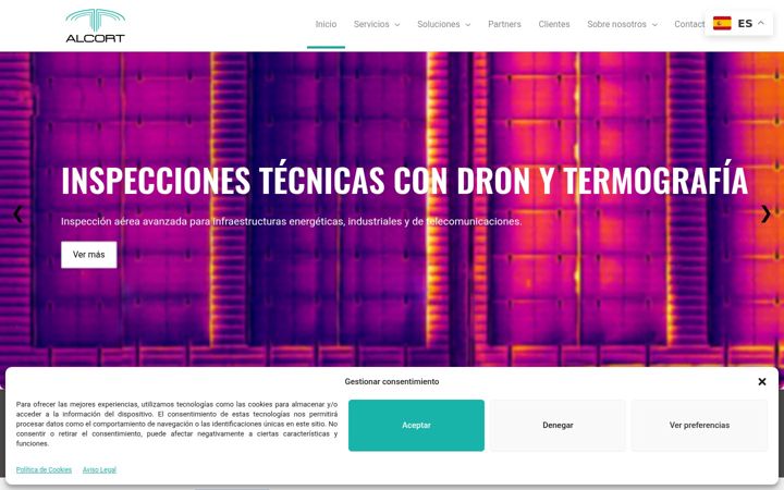 Screenshot of alcort.es