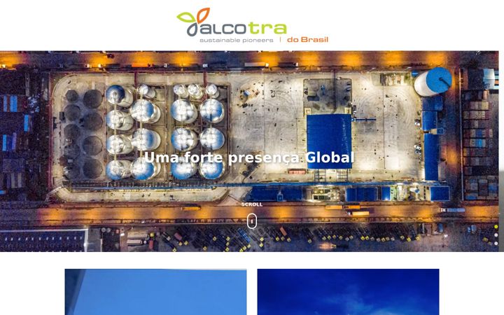 Screenshot of alcotra.com.br