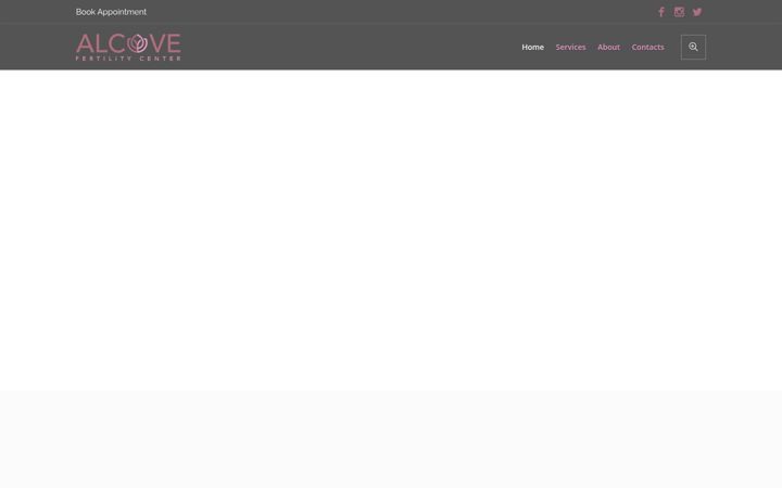 Screenshot of alcovefertilitycenter.co.ke
