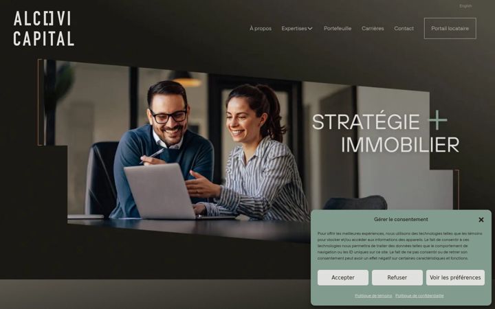 Screenshot of alcovicapital.com