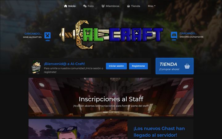 Screenshot of alcraft.es