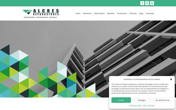 Screenshot of alcresreformas.es