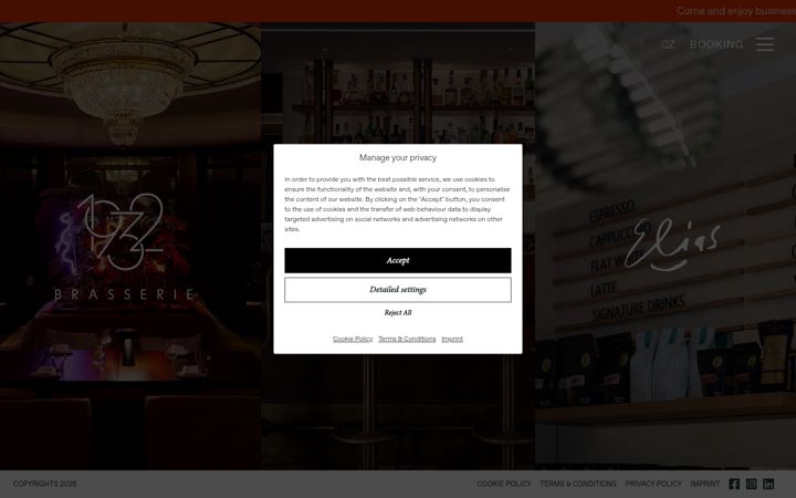 Screenshot di alcronprague.com