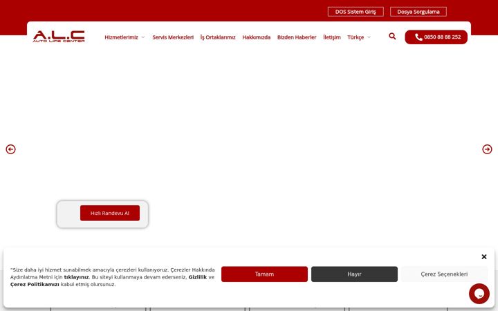 Screenshot of alcservis.com