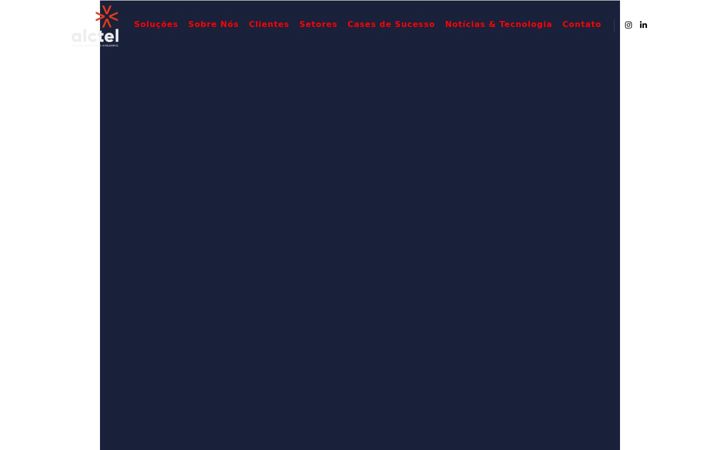Screenshot of alctel.com.br