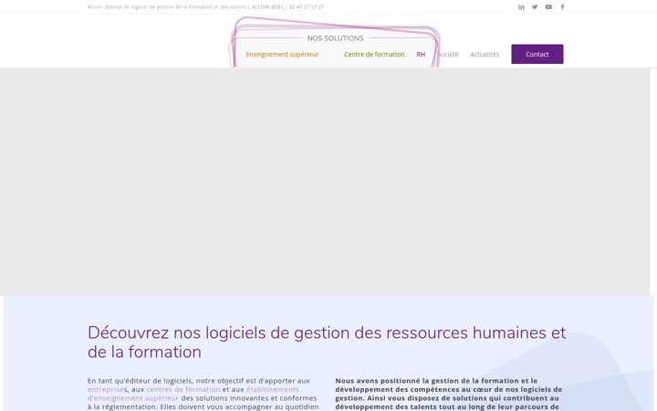Screenshot of alcuin.com