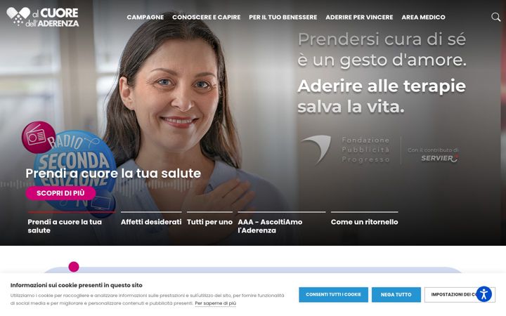 Screenshot of alcuoredelladerenza.it