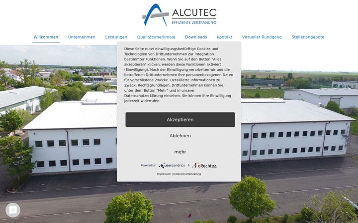 Screenshot of alcutec.de