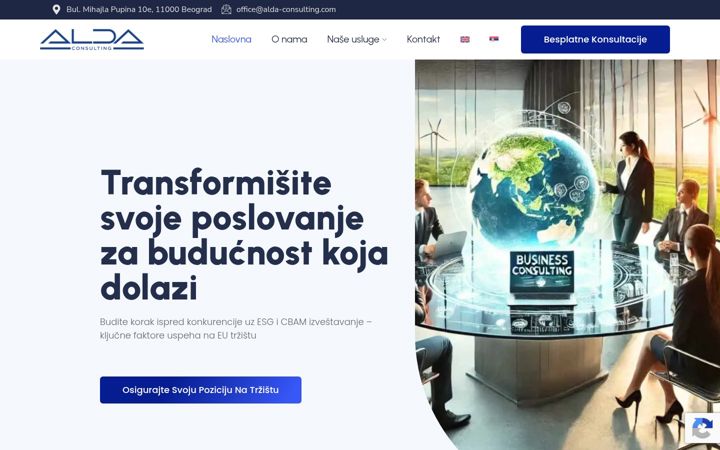 Screenshot of alda-consulting.com