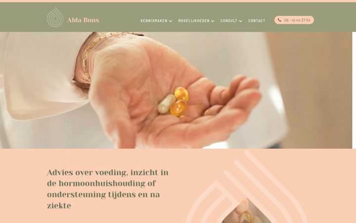 Screenshot of aldabons.nl