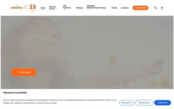 Zrzut ekranu aldaima.org