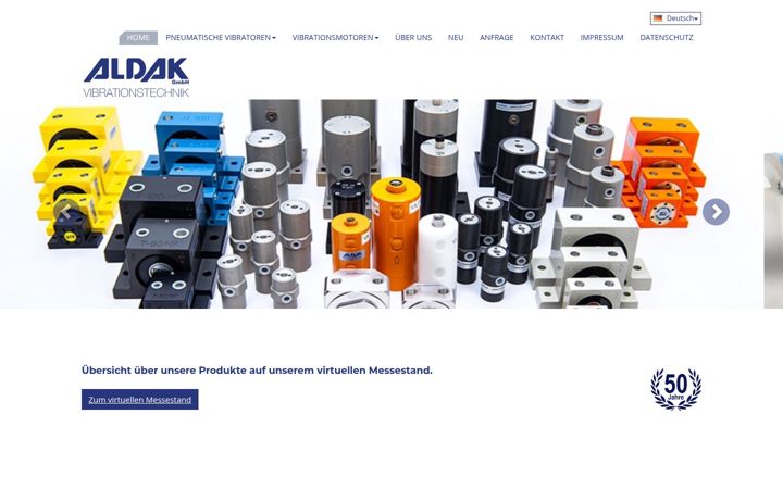 Screenshot of aldak.de