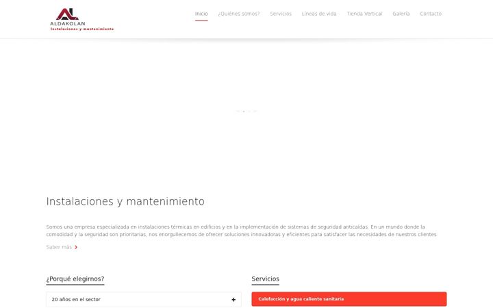 Screenshot of aldakolan.com