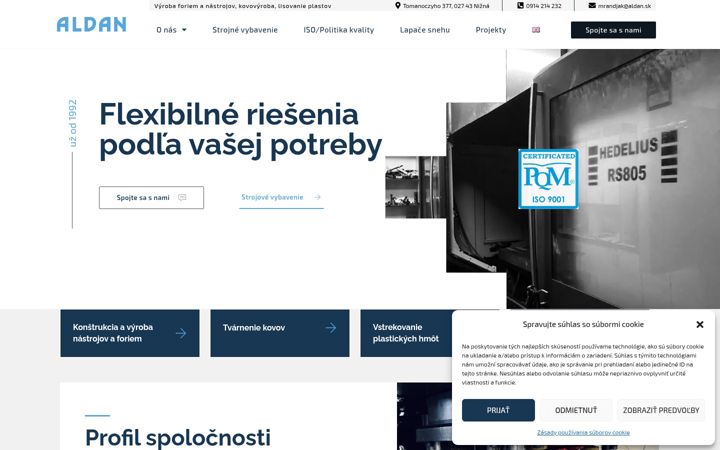 Zrzut ekranu aldan.sk