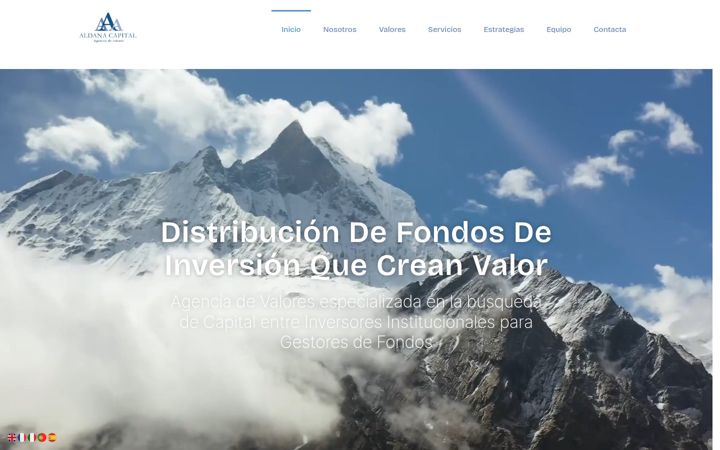 Zrzut ekranu aldanacapital.es