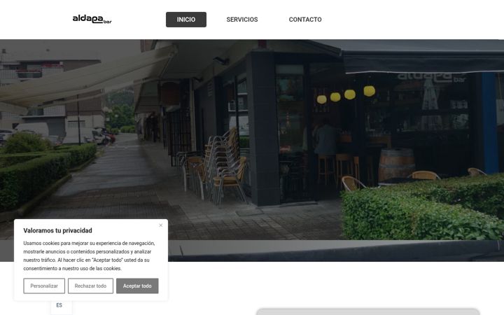 Screenshot of aldapabar.com