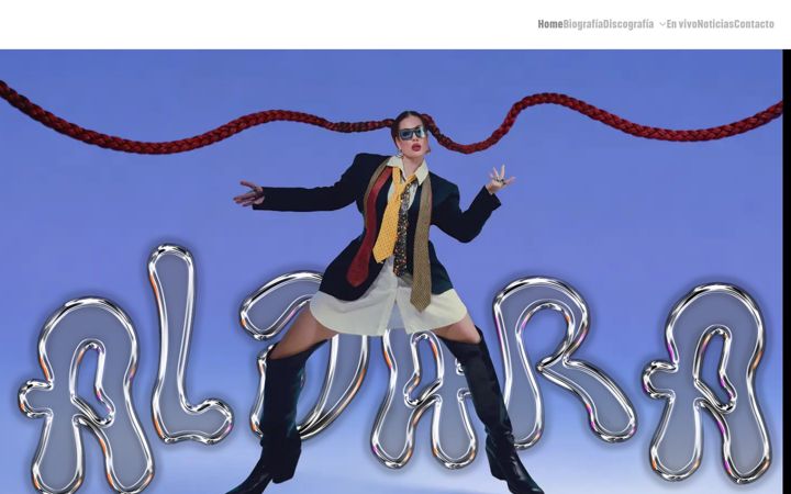 Screenshot of aldaramusica.com