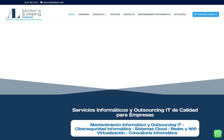 Screenshot of aldaro.com