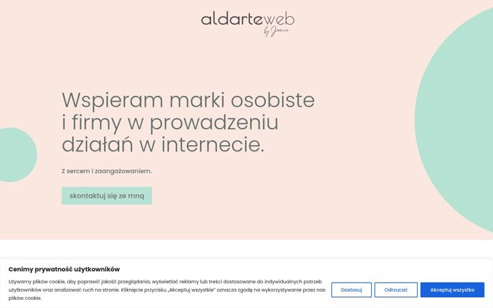 Screenshot of aldarteweb.pl
