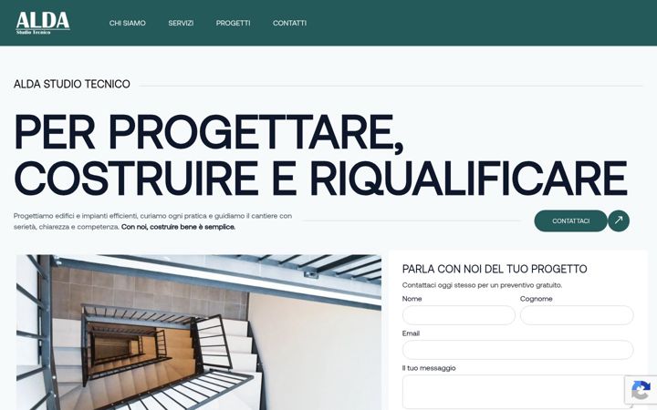 Screenshot of aldasrl.com