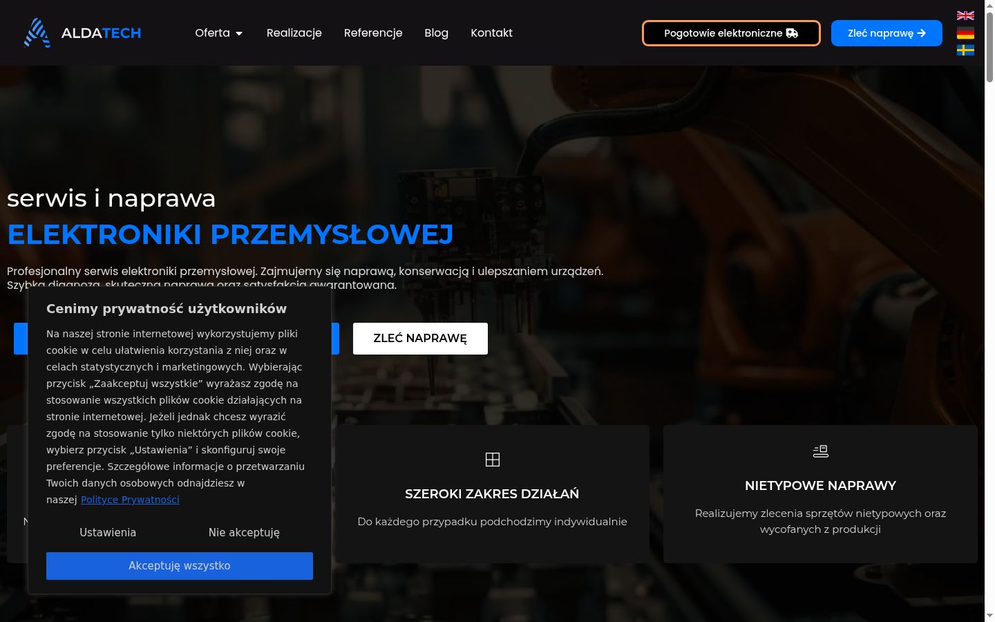 Snímek obrazovky baneru souhlasu zobrazeného před jakoukoli interakcí