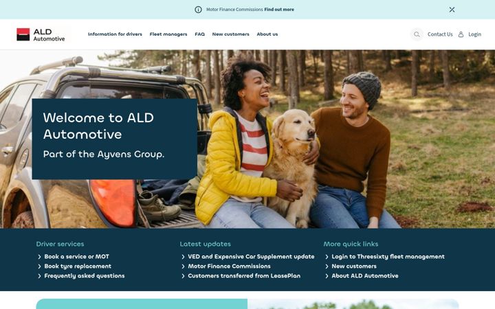 Zrzut ekranu aldautomotive.co.uk