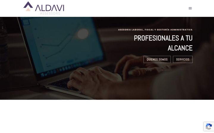 Screenshot of aldaviassessors.es