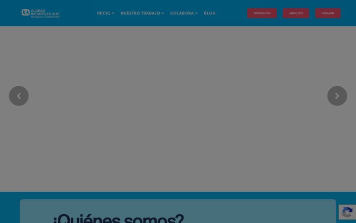 Screenshot of aldeasinfantilessos.org.do
