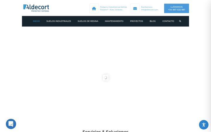 Screenshot of aldecort.net